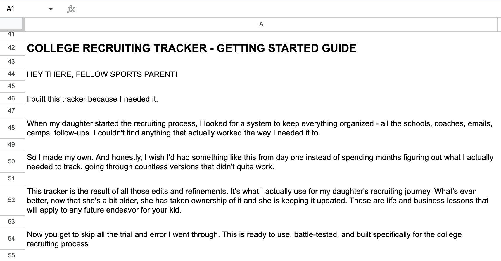 College Sports Recruiting System Bundle - Tracker + Profile Templates | All Sports