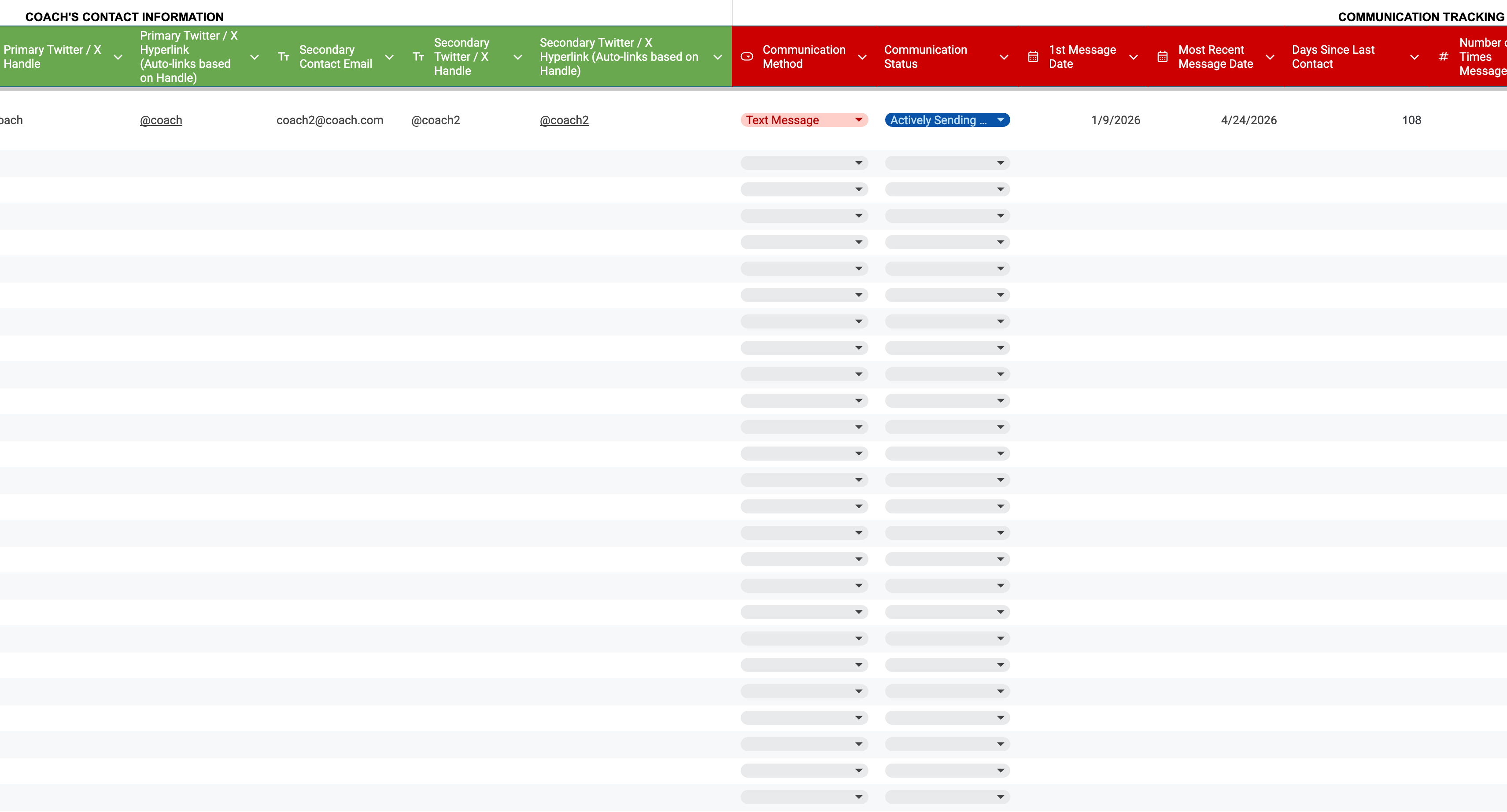 Bundle Recruiting System - Google Sheets Tracker + Profile Templates | All Sports