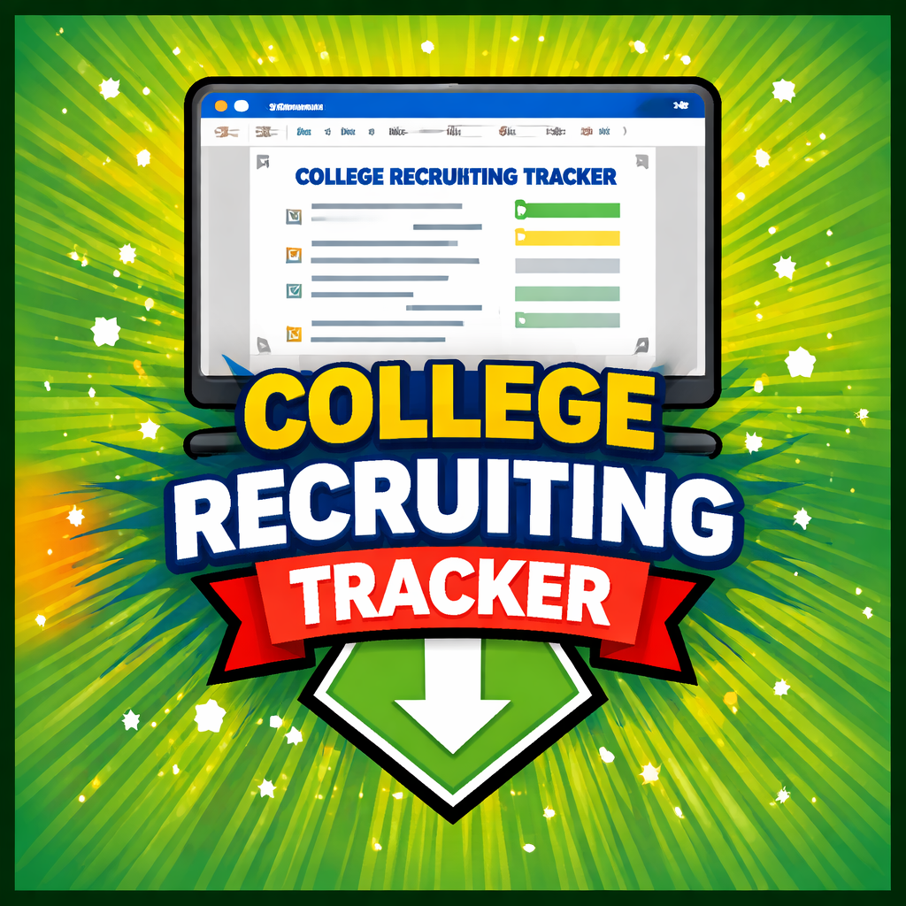 College Recruiting Player Profile Templates | Word Templates for Showcases & Coach Outreach